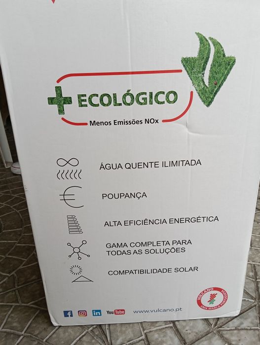 Esquentador Vulcano inteligente