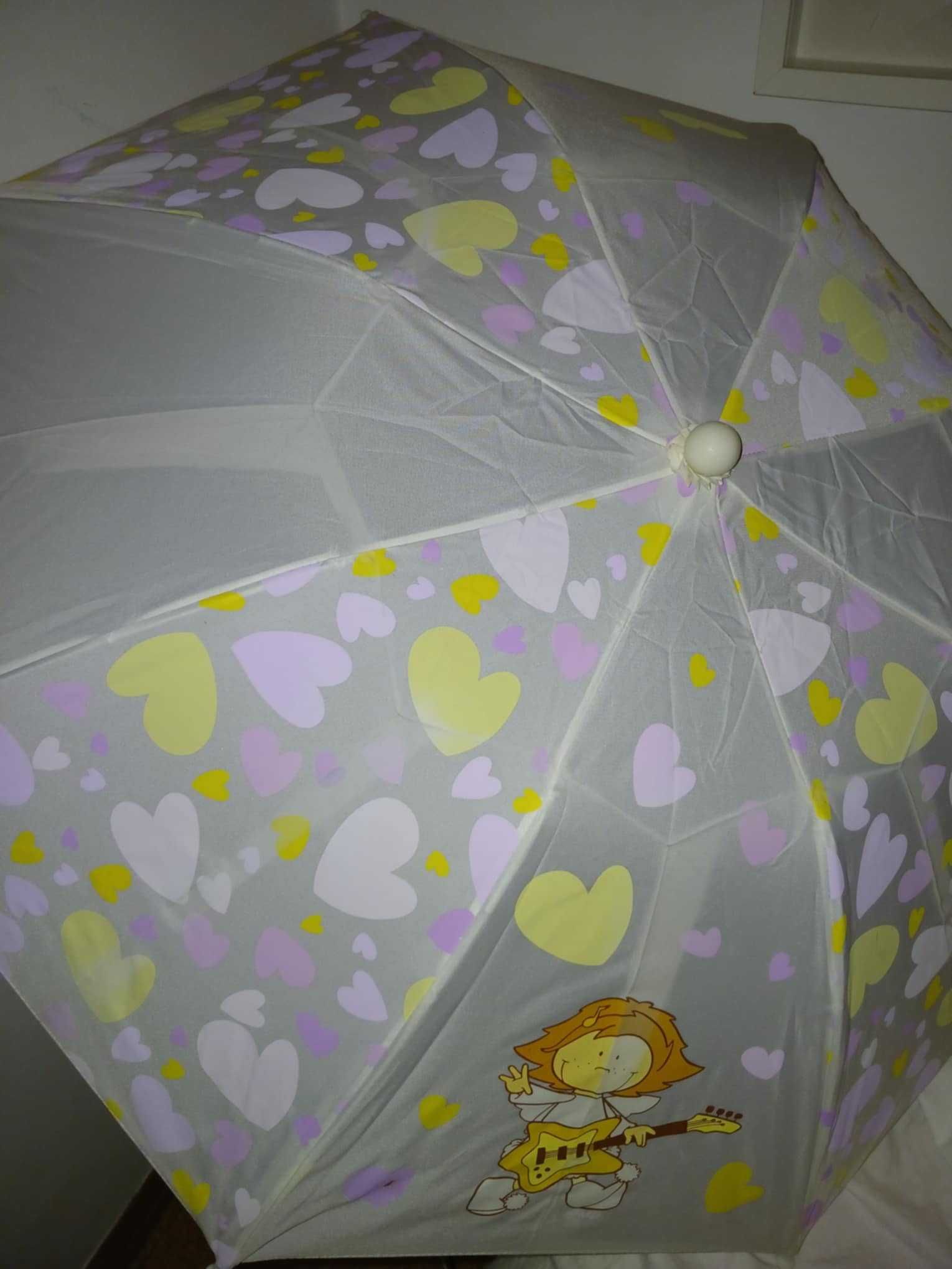 Conjunto de galochas para menina e chapéu de chuva novo! Só 15€!!