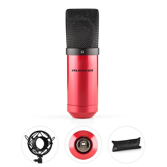Профессиональный Конденсаторный микрофон MIC-900B-LED USB, Германия