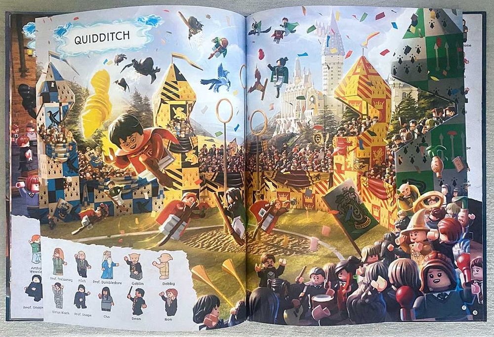 Livro Lego - Harry Potter, Livro Mágico (Novo,c/boneco)