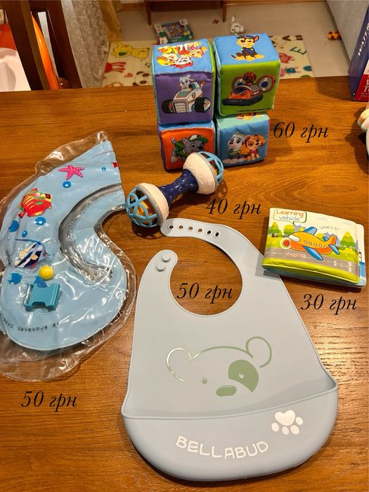 Лот іграшки розвиваючі пірамідка сортер Battat, Cubika, Huanger, Limo