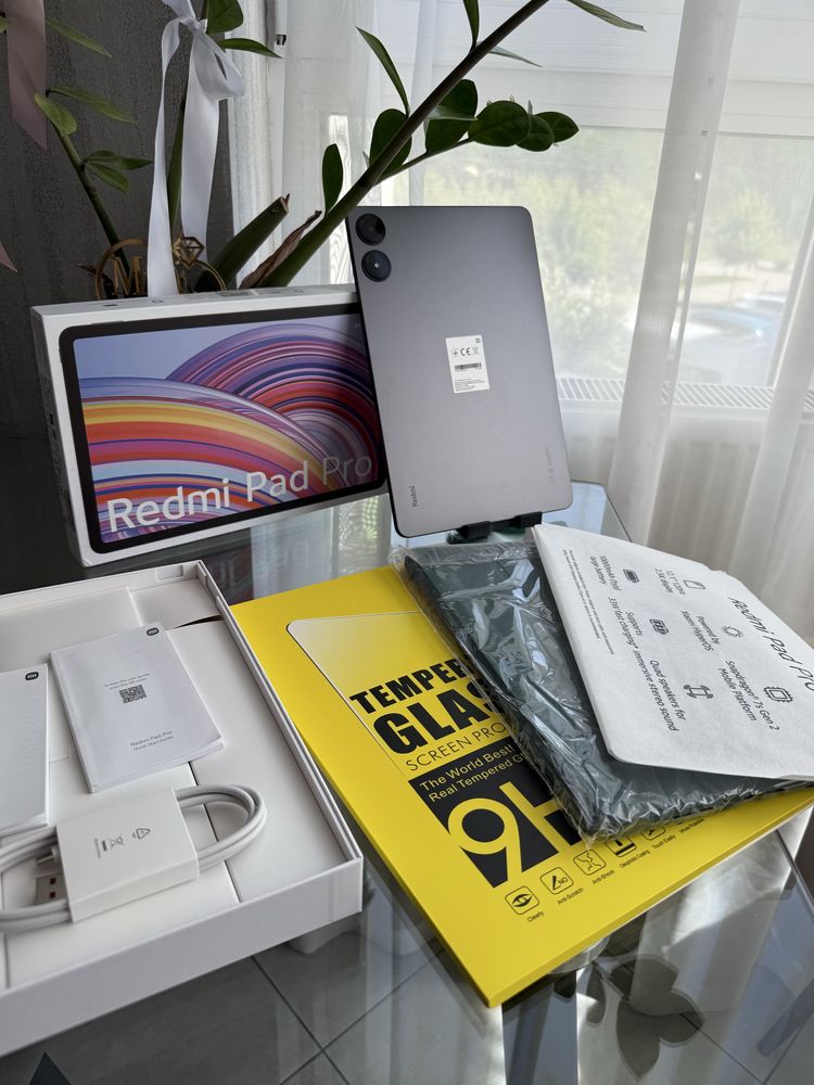 В ПОДАРУНОК чохол та скло. Планшет redmi pad pro graphite gray 128g