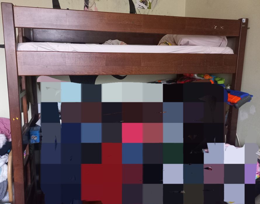 Ліжко - горище,  двохярусне