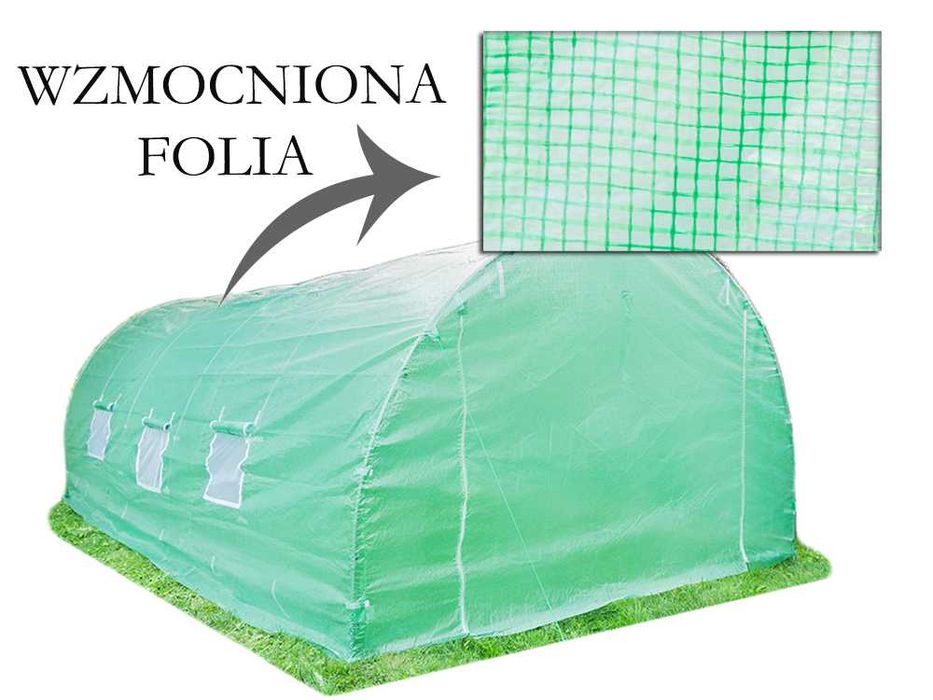 TUNEL OGRODOWY 6X3m FOLIOWY szklarnia foliak foliowiec FOLIÓWKA