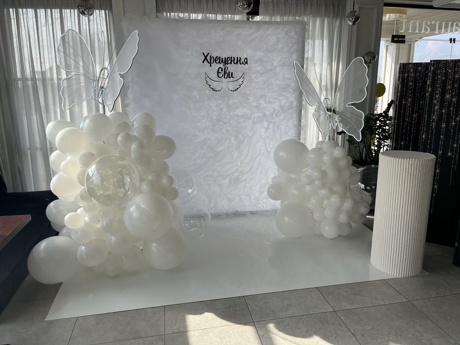 Оренда декору, фотозона, Хрещення, день народження, весілля