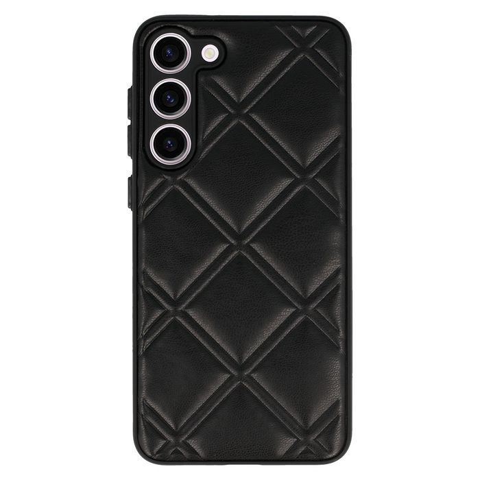 Leather 3D Case Do Samsung Galaxy S23 Wzór 3 Czarny