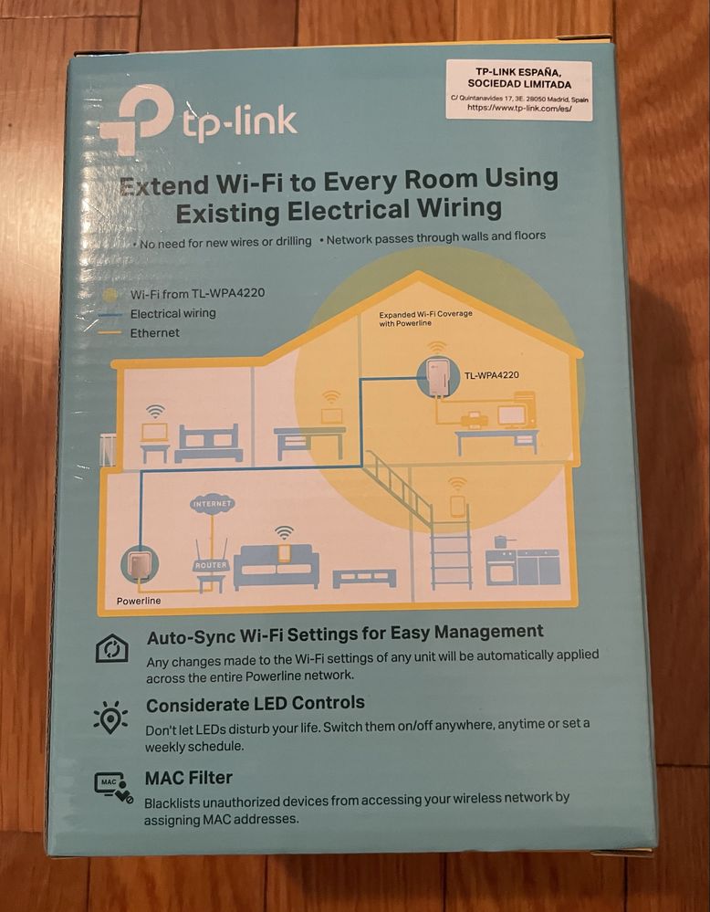 Powerline TP-Link TL-WPA4220