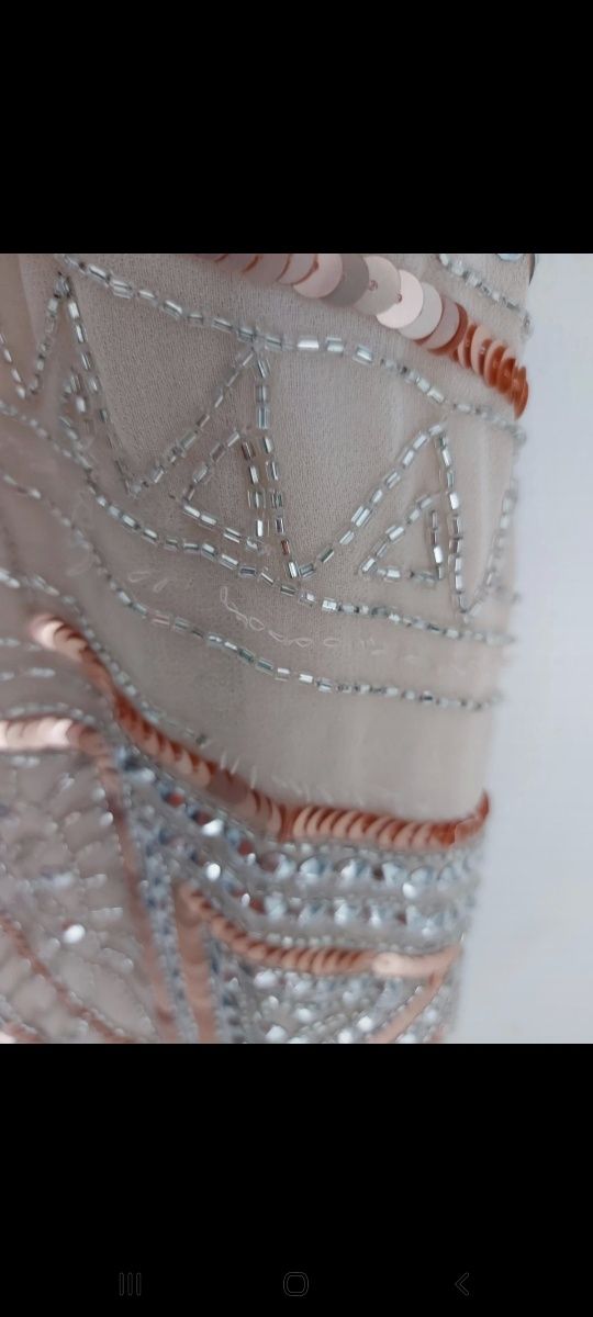 Frock and Frill bogato zdobiona sukienka S/M