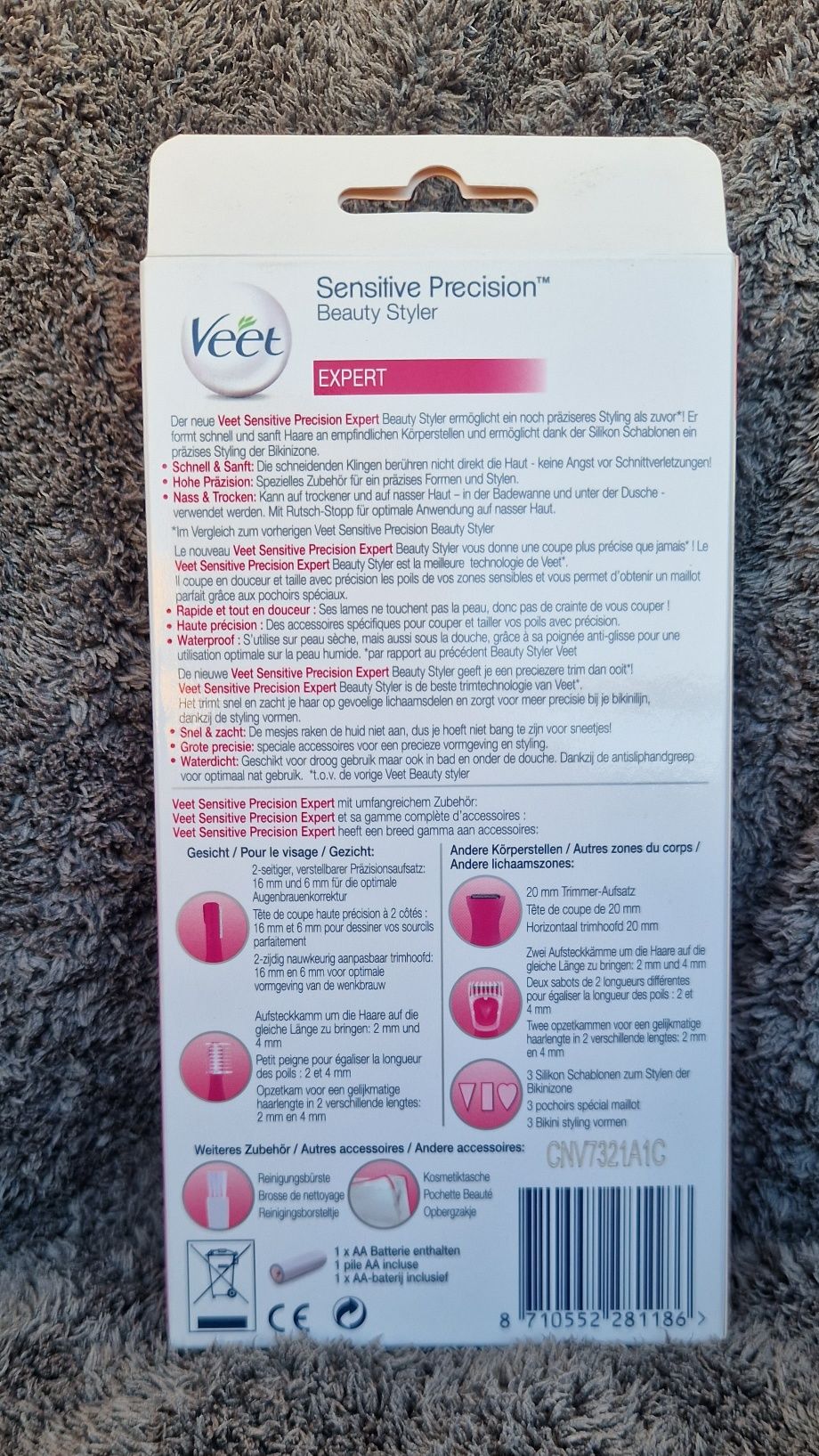 Trymer Veet 1+10