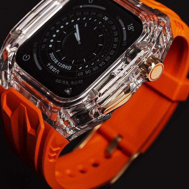 Прозорий корпус з ремінцем для Apple Watch