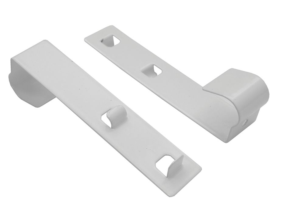 Wieszak długi do rolet mini biały 2 szt. GARDINIA