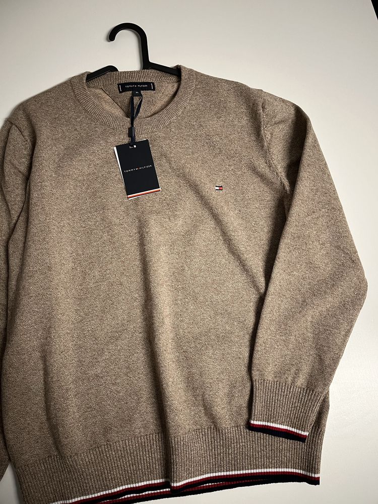NOWY sweter Tommy Hilfiger TH -zamiana bluza ralph lauren boss lacoste