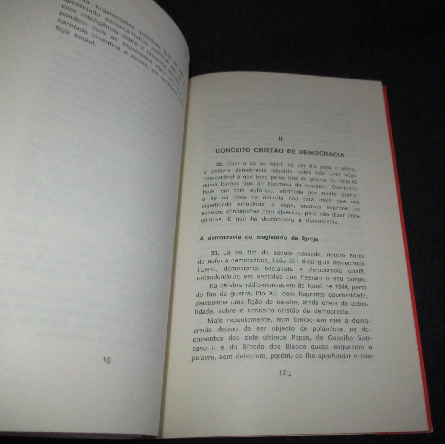 Carta Pastoral Bispos falam do 25 de Abril da democracia e partidos