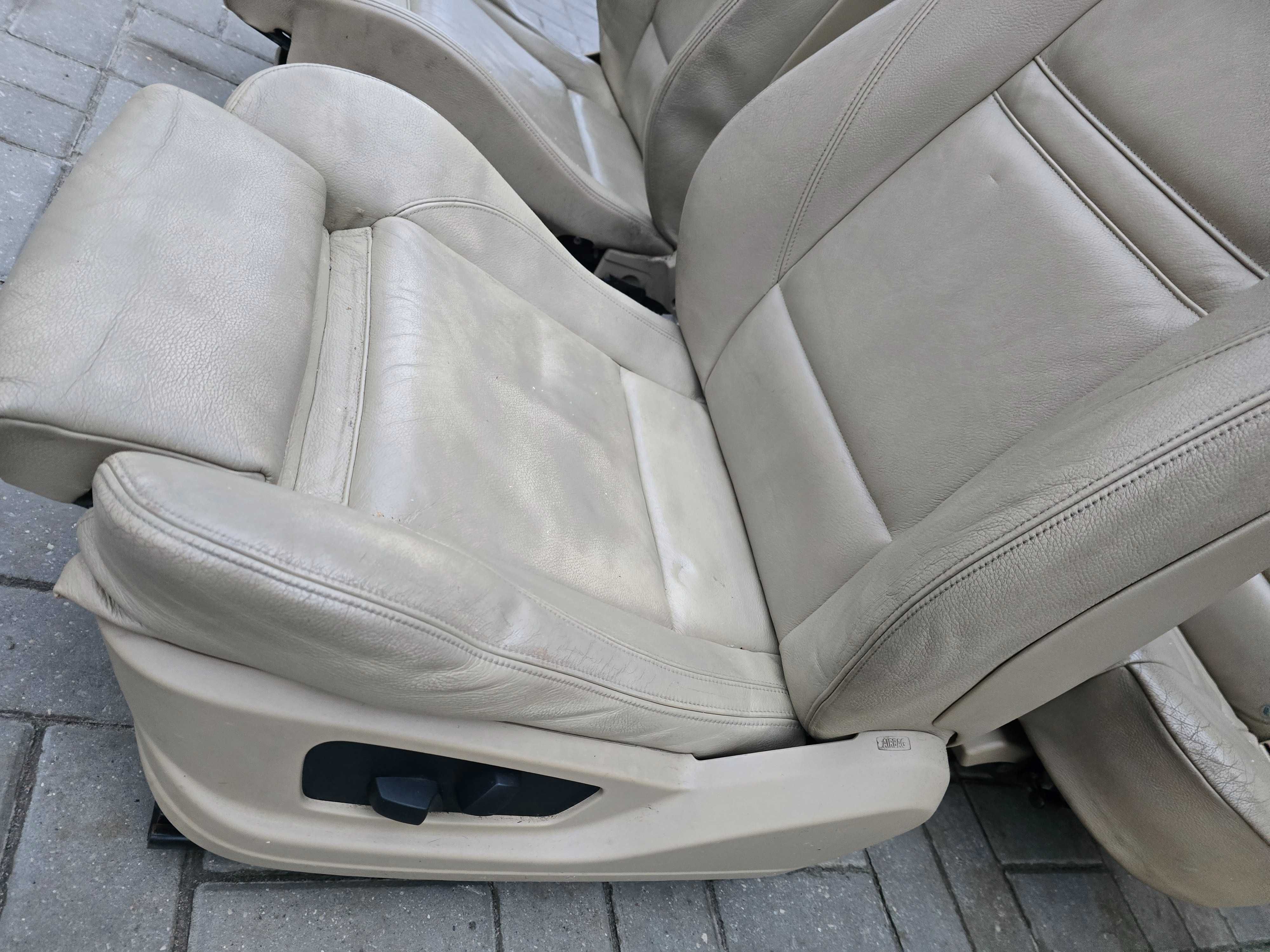 BMW X5 E70 Fotele Kanapa Boczki Wnętrze 7 Osobowy KOMPLET