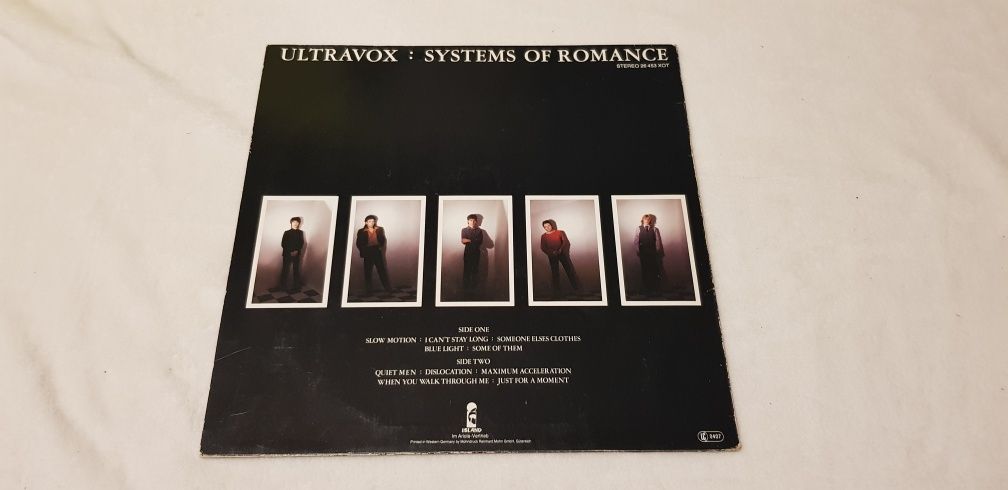 Ultravox: Systems of Romance Winyl ISLAND 1978