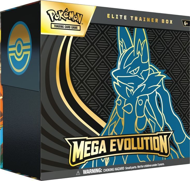 Pokémon Mega Evolution Elite Trainer Box Lucario/Gardevoir Zestaw