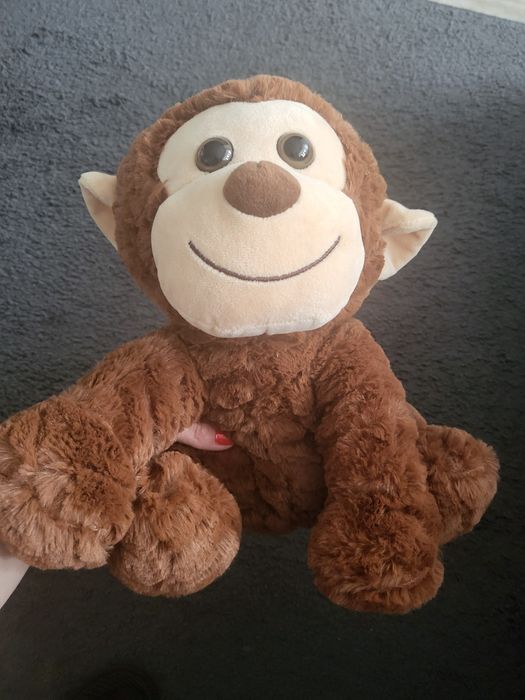 Nowa duża maskotka przytulanka małpa małpka