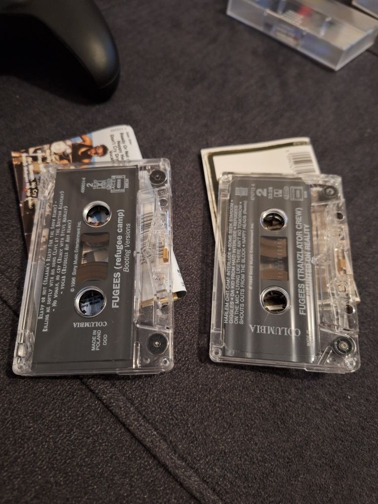 Kasety rap Fugees , nas, dre, Snoop, onyx, wu tang, redman , ice cube