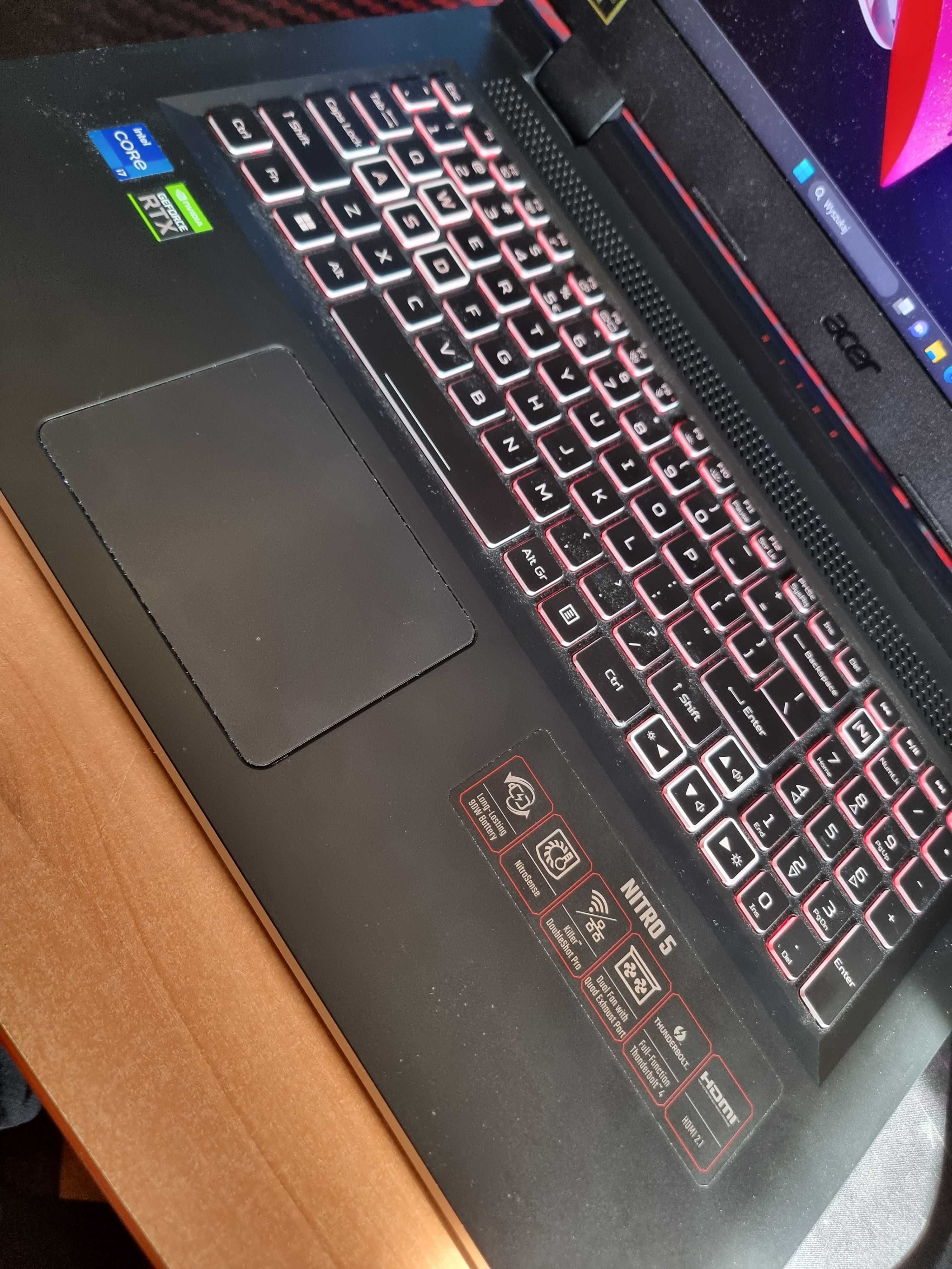 Acer nitro 5 17.3 3070ti 12700h 1tb 24gb RAM