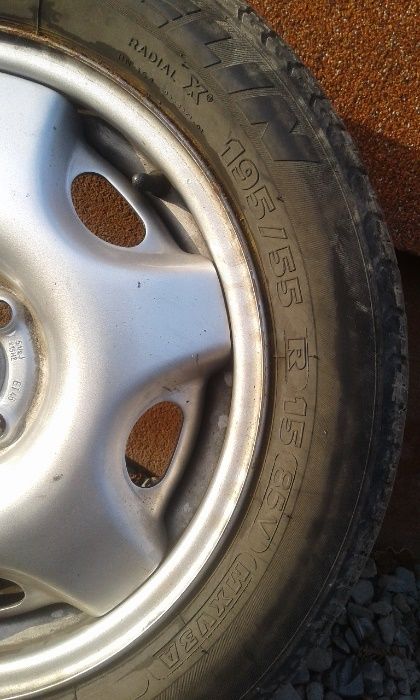 Zapas Tigra 15 Koło Zapsowe Dojazdowe Dojazdówka 4x100 ET46 Michelin