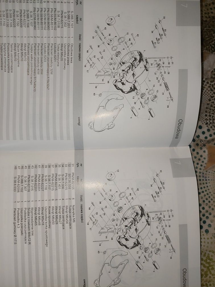 Katalog czesci instrukcja obsługi rama romet komar sztywniak