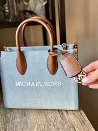 Michael Kors Mirella denim mini сумка