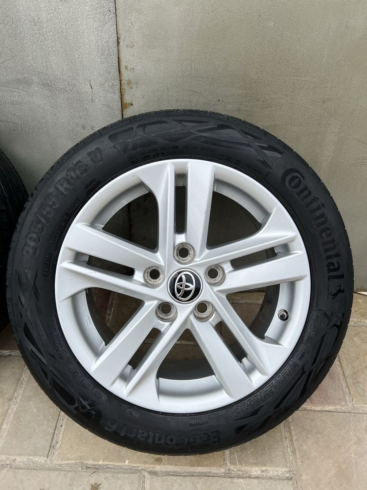 Диски Toyota Corolla Avensis шини Continental 205/55 r16