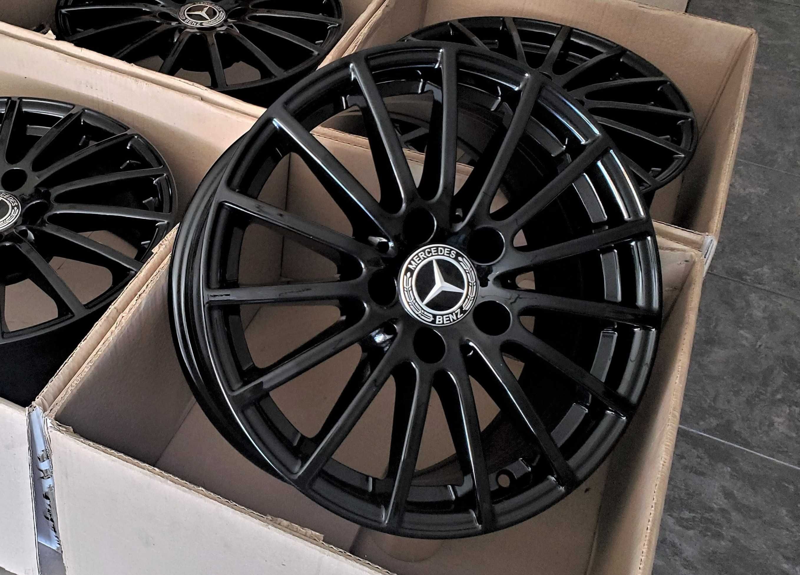 Alufelgi 16 5x112 Czarne Mercedes A B C E CLA V Vito Viano W203 300#