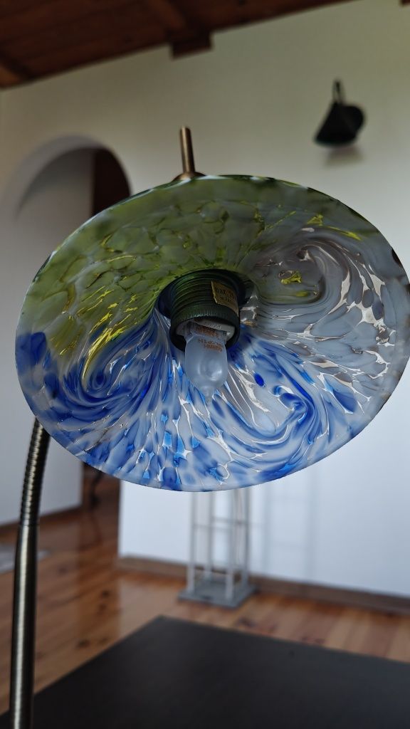 Mosiężna lampka w stylu vintage