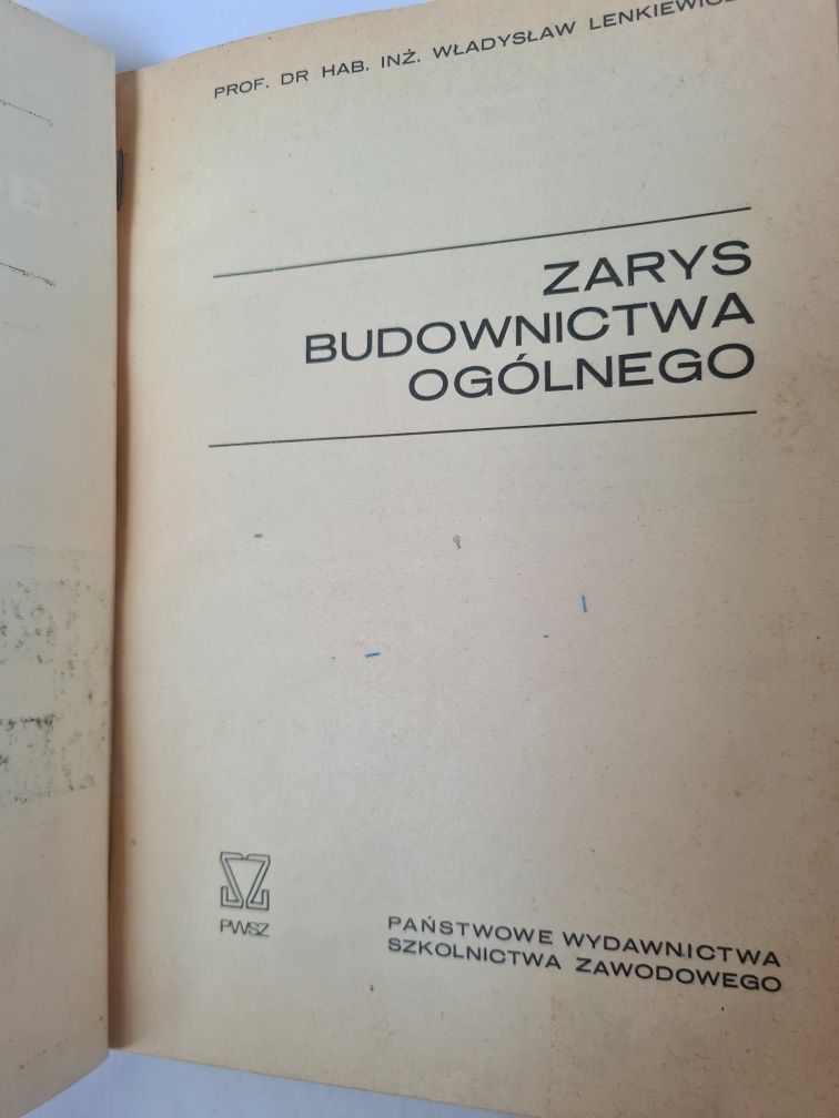 Zarys budownictwa ogólnego - Władysław Lenkiewicz