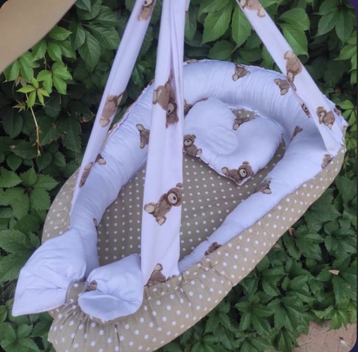 Кокон детский с подушечкой