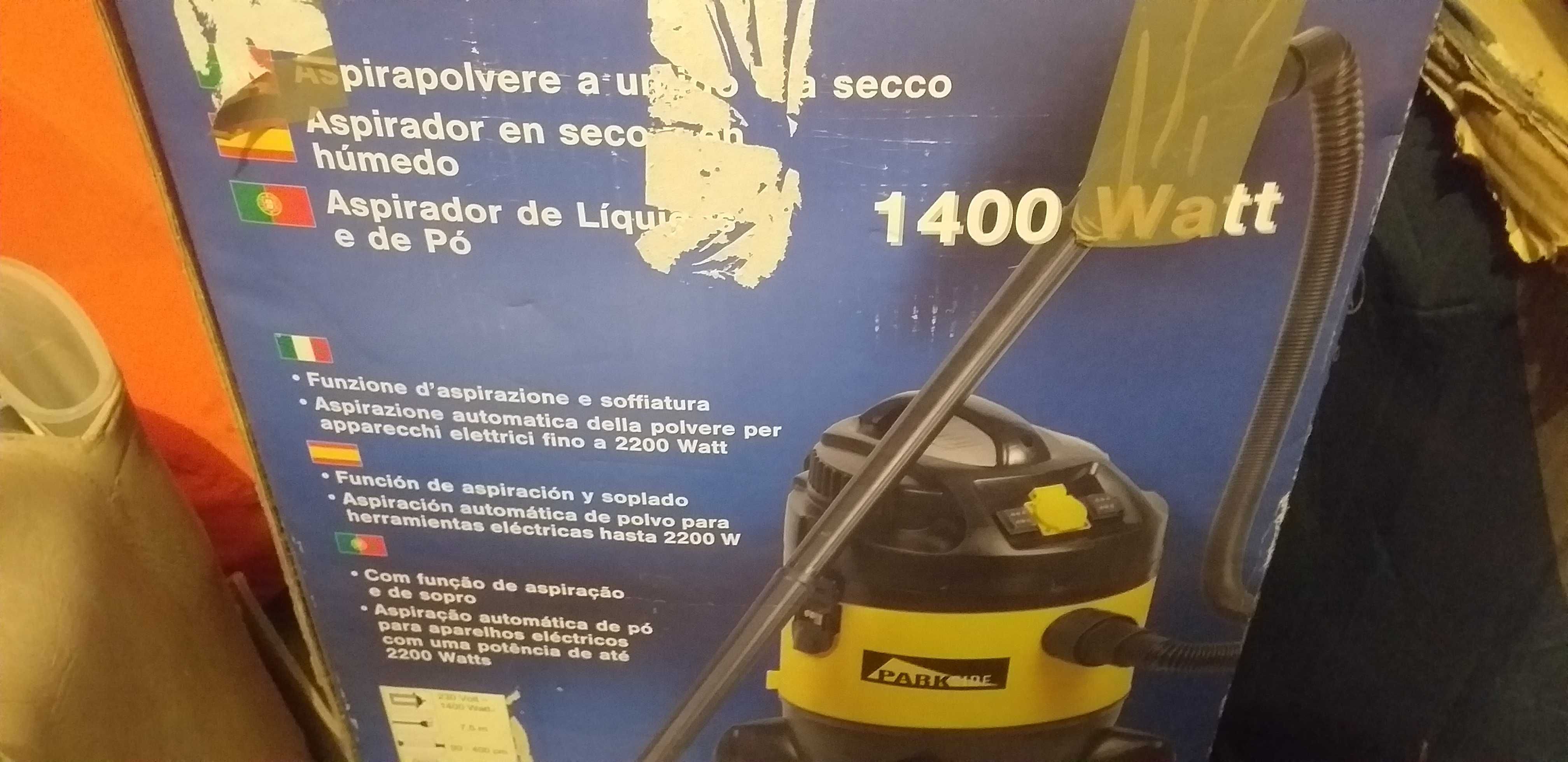 Aspirador liquidos/pó 1400w PARKSIDE