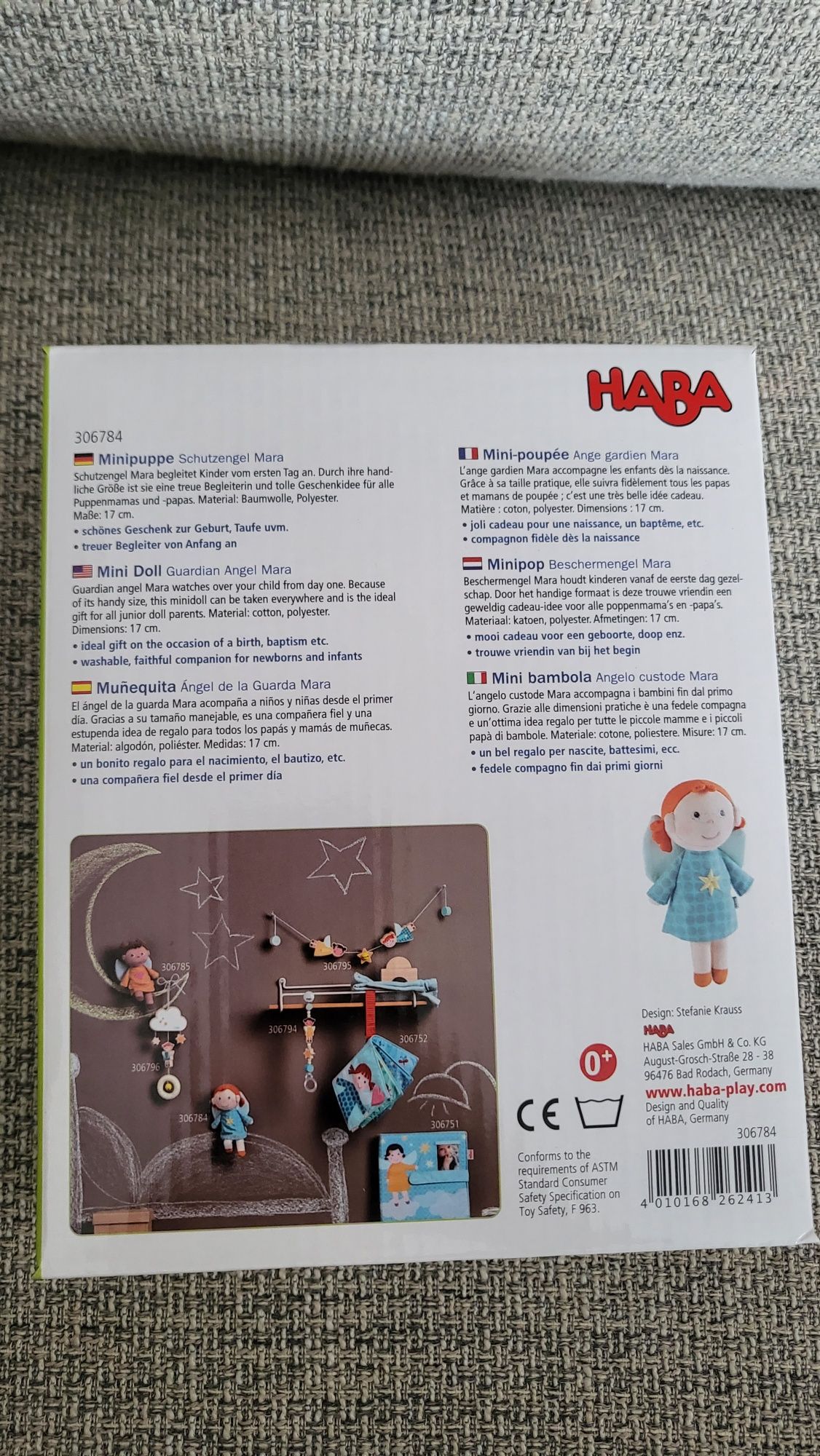 Lalka anioł stróż Haba