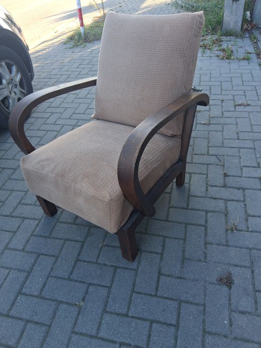 Fotel leniwiec ArtDeco lata 30te. Różne inne . Transport