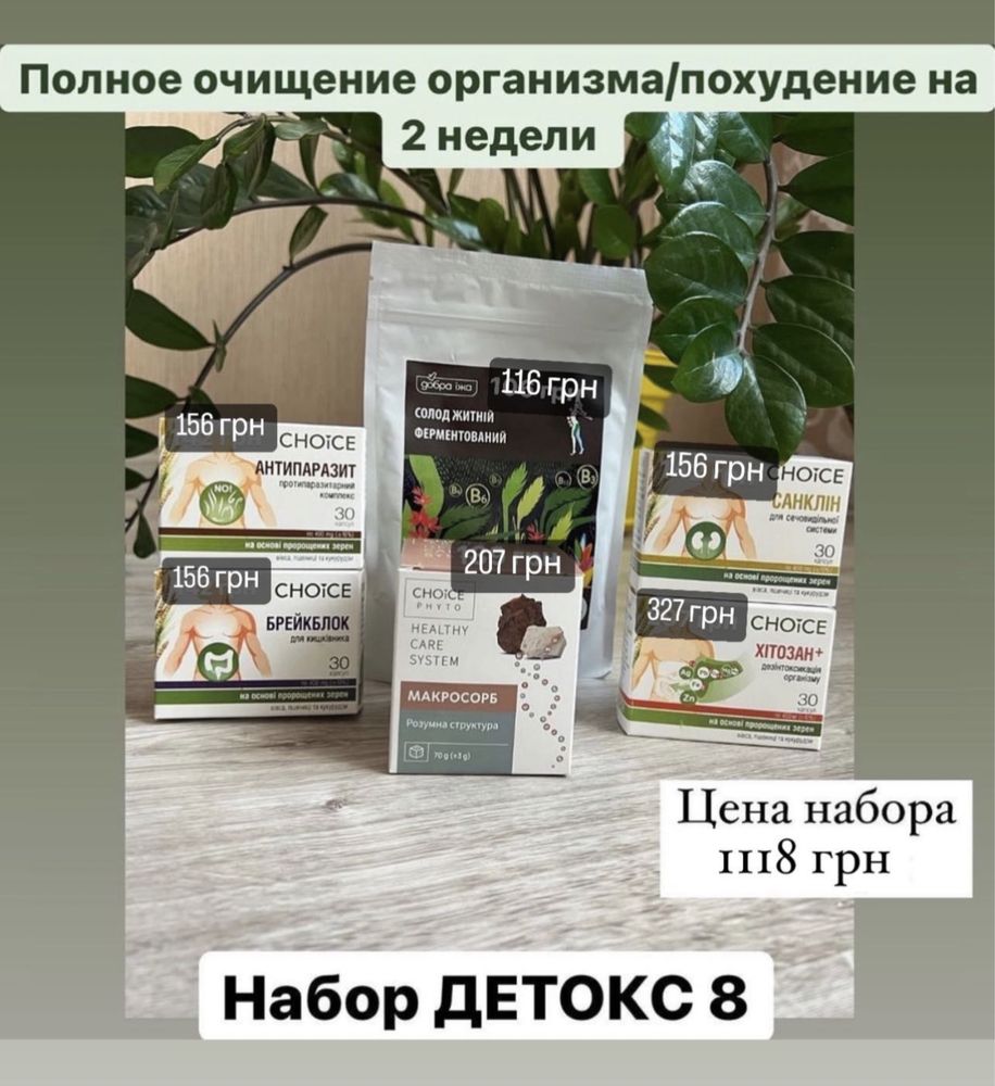 Здоровое похудение и детокс с CHOICE