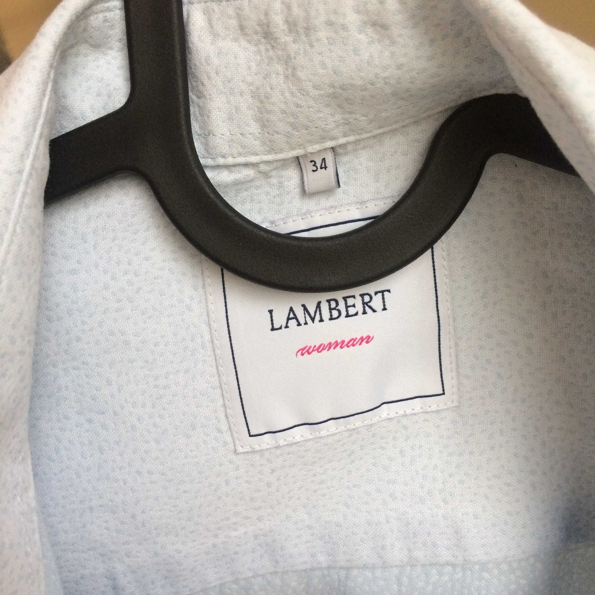 Wólczanka, rozm 34, kolekcja Lambert woman, koszula damska ze wstążką