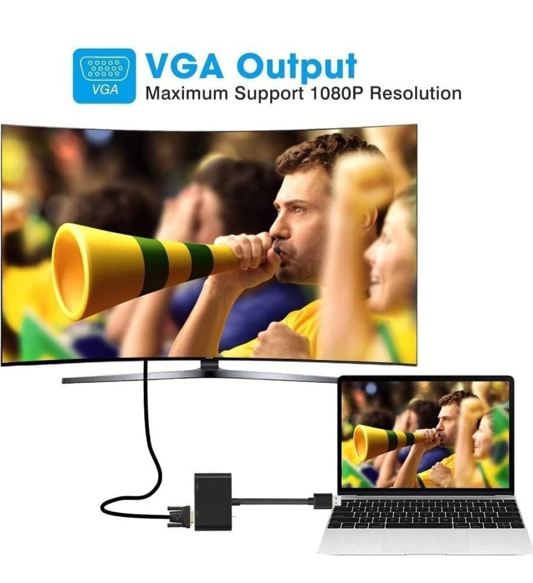 NOMOY Adapter USB 3.0 na HDMI VGA