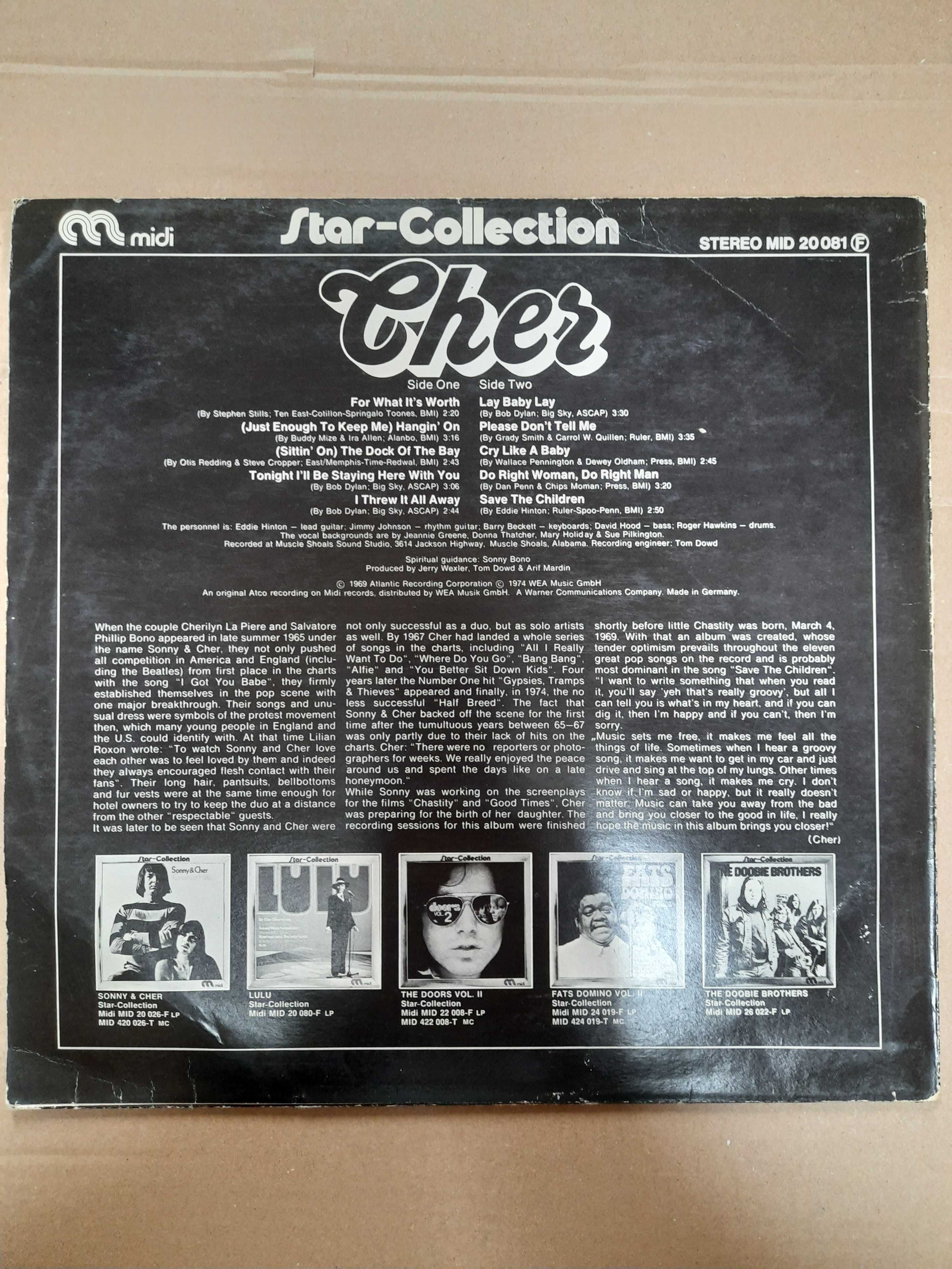 Płyta winylowa - Cher - Star Collection, 1974 r.