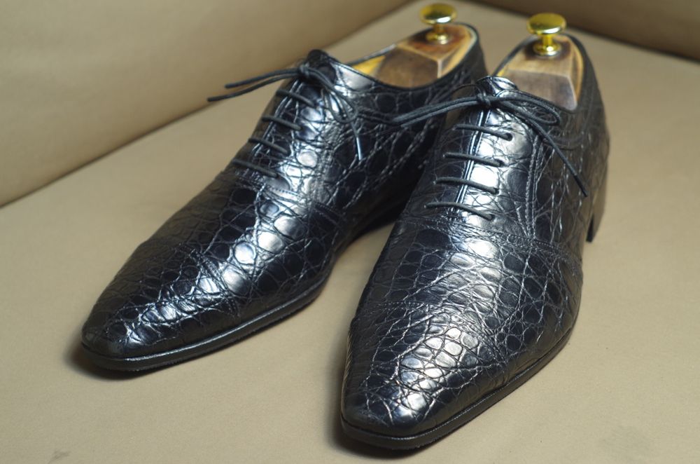 Artioli Крокодил Туфли Оксфорды 44,5р ( 29см )