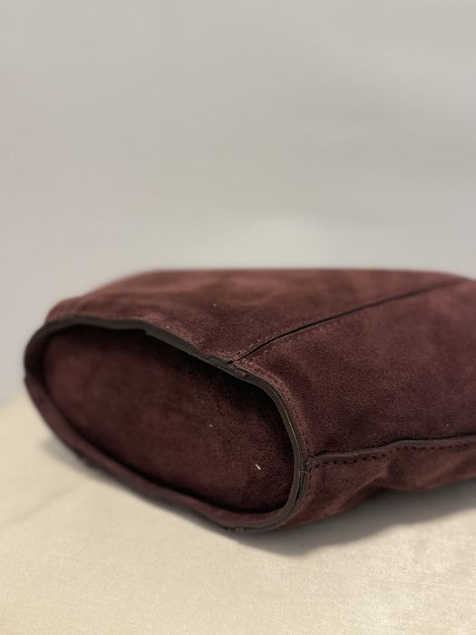 Torebka shopper muszelka skórzana zamsz Laura biaggi ala Hylak