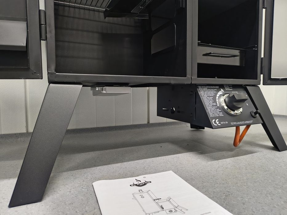 WĘDZARKA GAZOWA + GRILL GAZOWY 2w1 El Fuego Portland SF Z Ekspozycji!