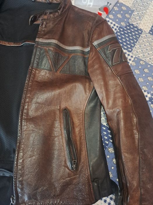 Blusão Dainese castanho n°52 tamanho