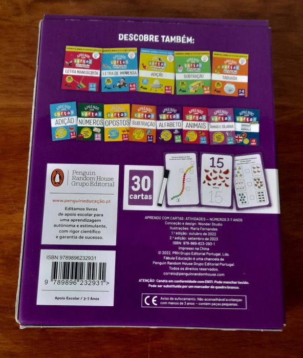 Puzzle 4 unidades e cartas