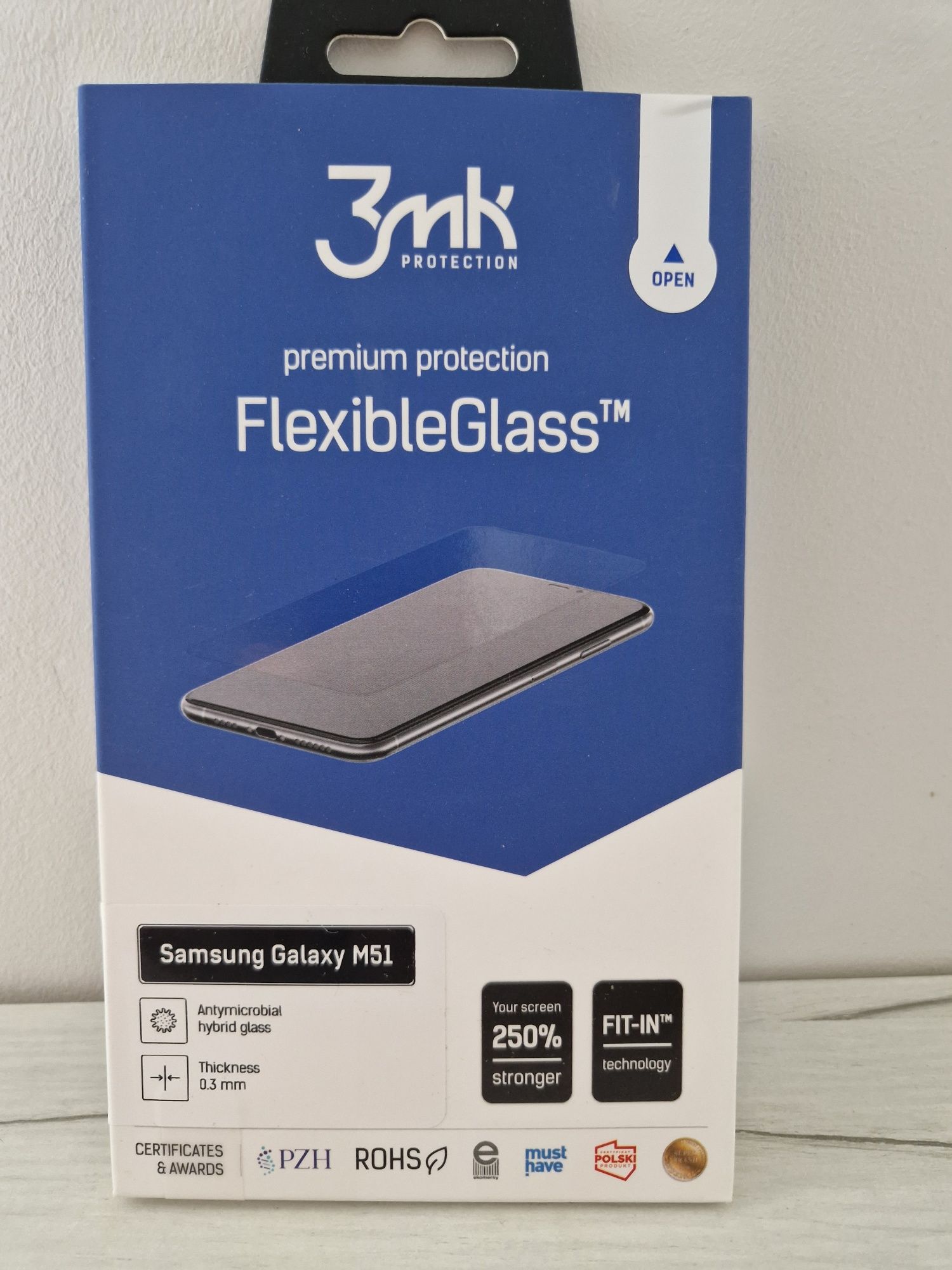 Hartowane szkło hybrydowe 3MK FlexibleGlass do Samsung Galaxy M51