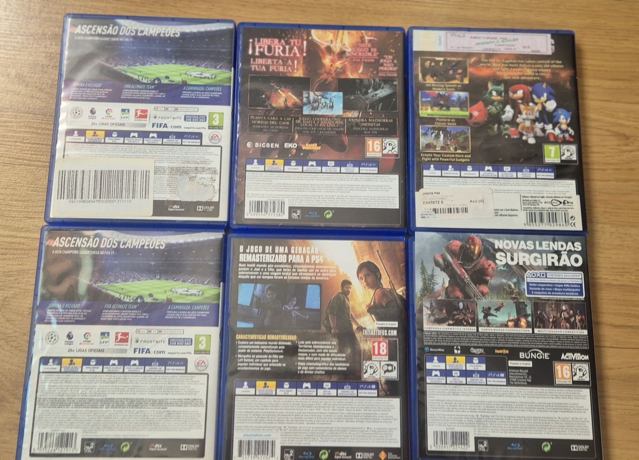 Jogos playstation 4-  ps4