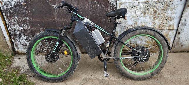 Fatbike електровелосипед 2х2 48v.40a Samsung. повн.привід 2кв+750ват р