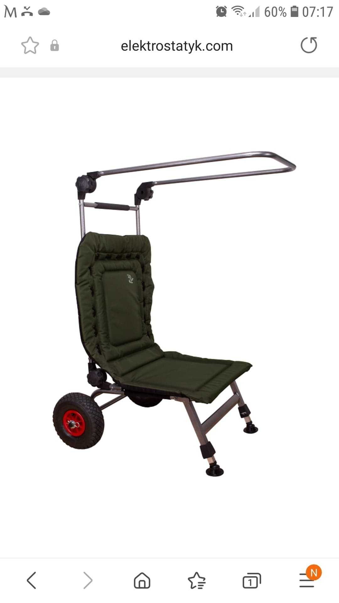 Fotel FW1 to fotel-wózek  Elektrostatyk