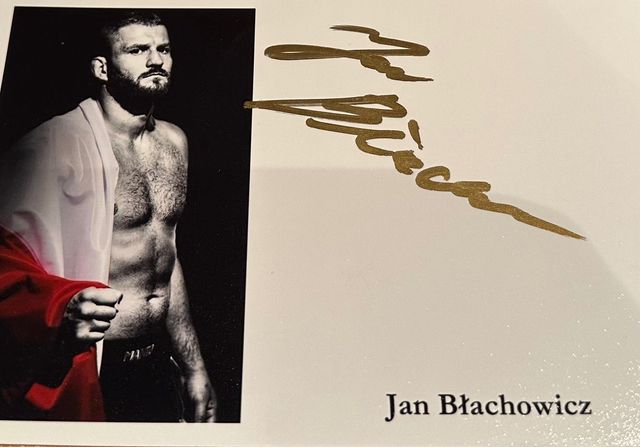 Jan Błachowicz oryginalny autograf 10x15 cm
