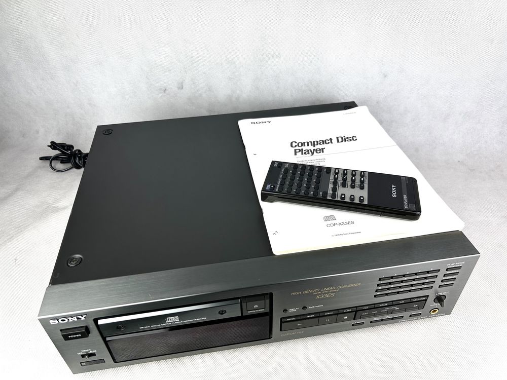 Odtwarzacz CD Sony CDP-X33ES tytan