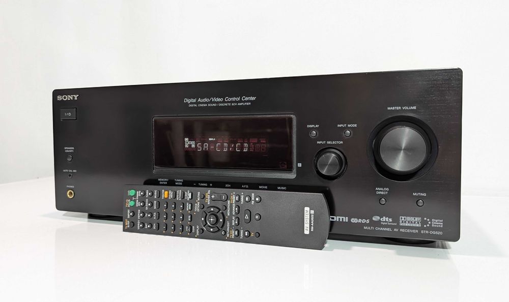 5.1 Ресивер Sony STR-DG520,має 100 Вт/канал/HDMI/ЦАП/Dolby/DTS/Sub Out